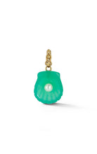 RENNA JEWELS Dream Shell Pendant - Chyrsoprase