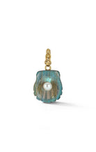 RENNA JEWELS Dream Shell Pendant - Labradorite