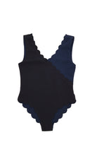 MARYSIA Bumby Canyon Point Maillot in Black/Indigo