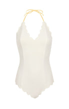 MARYSIA Long Torso Broadway Maillot in Limoncello/Coconut