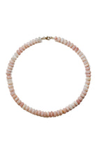 THEODOSIA Smooth Pink Opal Candy Necklace