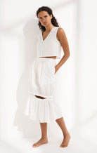 MARYSIA Borgo Skirt in Coconut