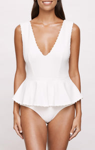 MARYSIA French Gramercy Maillot in Coconut