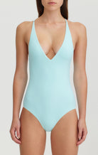 MARYSIA Sole Maillot in Azure