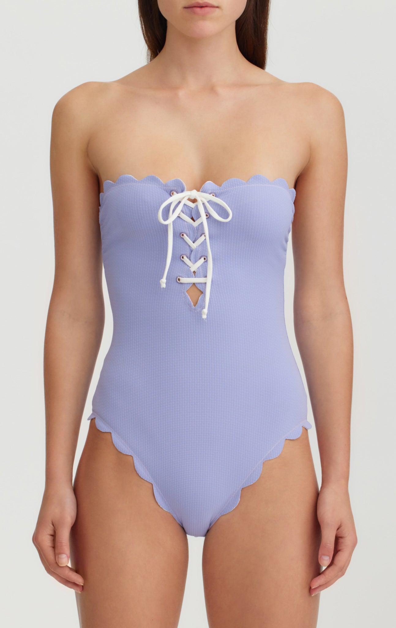 MARYSIA Chesapeake Tie Maillot in Dawn Shell Print