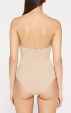 MARYSIA Chesapeake Tie Maillot in Tan/ Crystalline