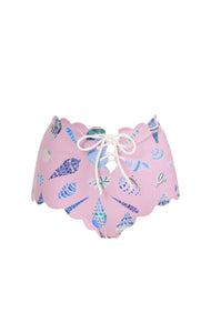 Riviera Bottom in Dawn Shell Print/Purple
