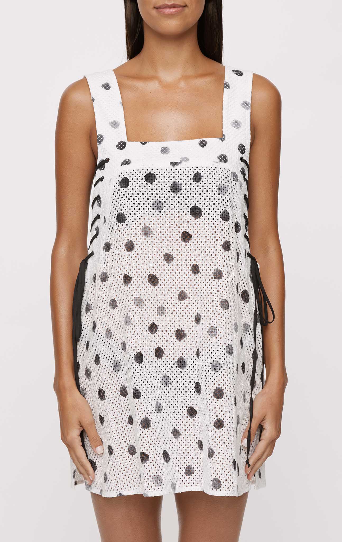 MARYSIA Waikiki Dress in Black Dot