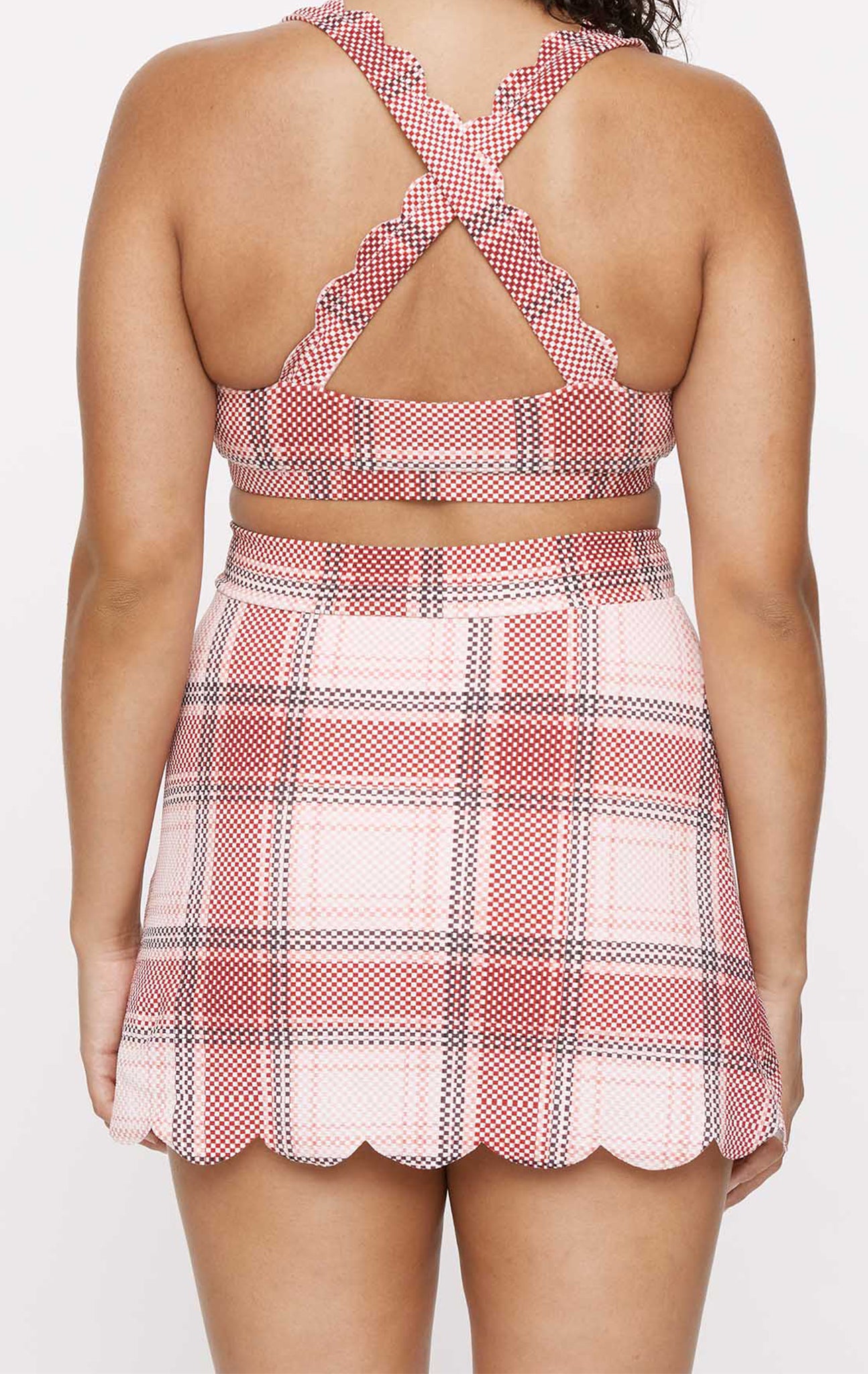 MARYSIA Morton Skirt in Plaid