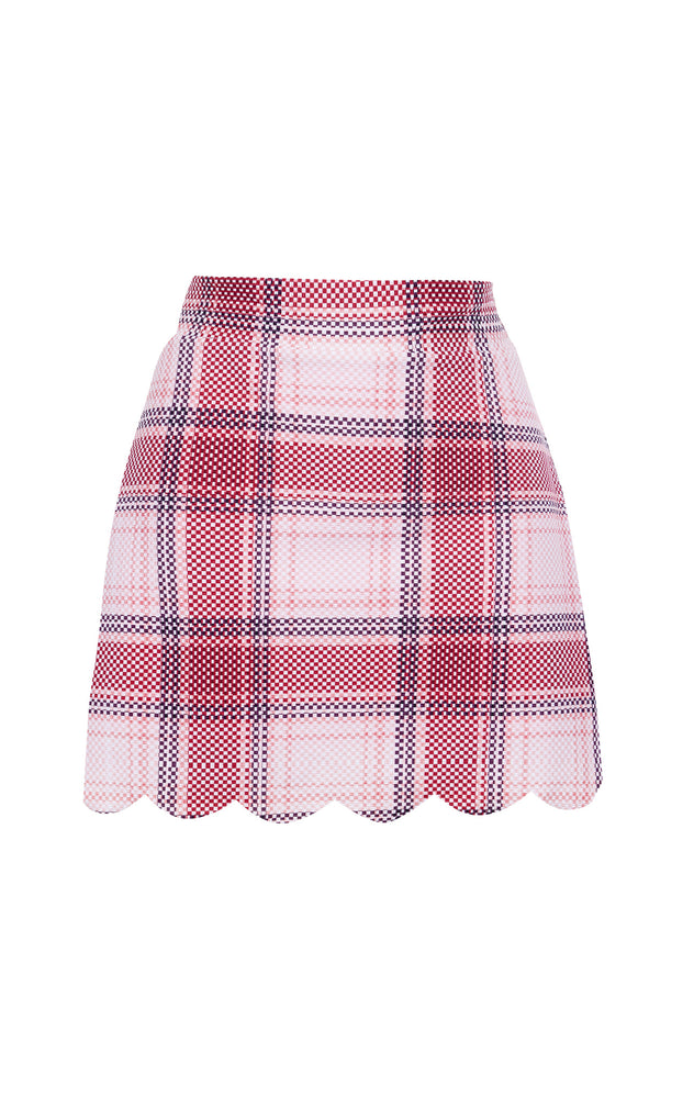 MARYSIA Morton Skirt in Plaid