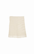 MARYSIA Crochet Mini Skirt in Natural