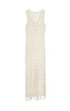 MARYSIA Crochet Sleeveless Dress in Natural