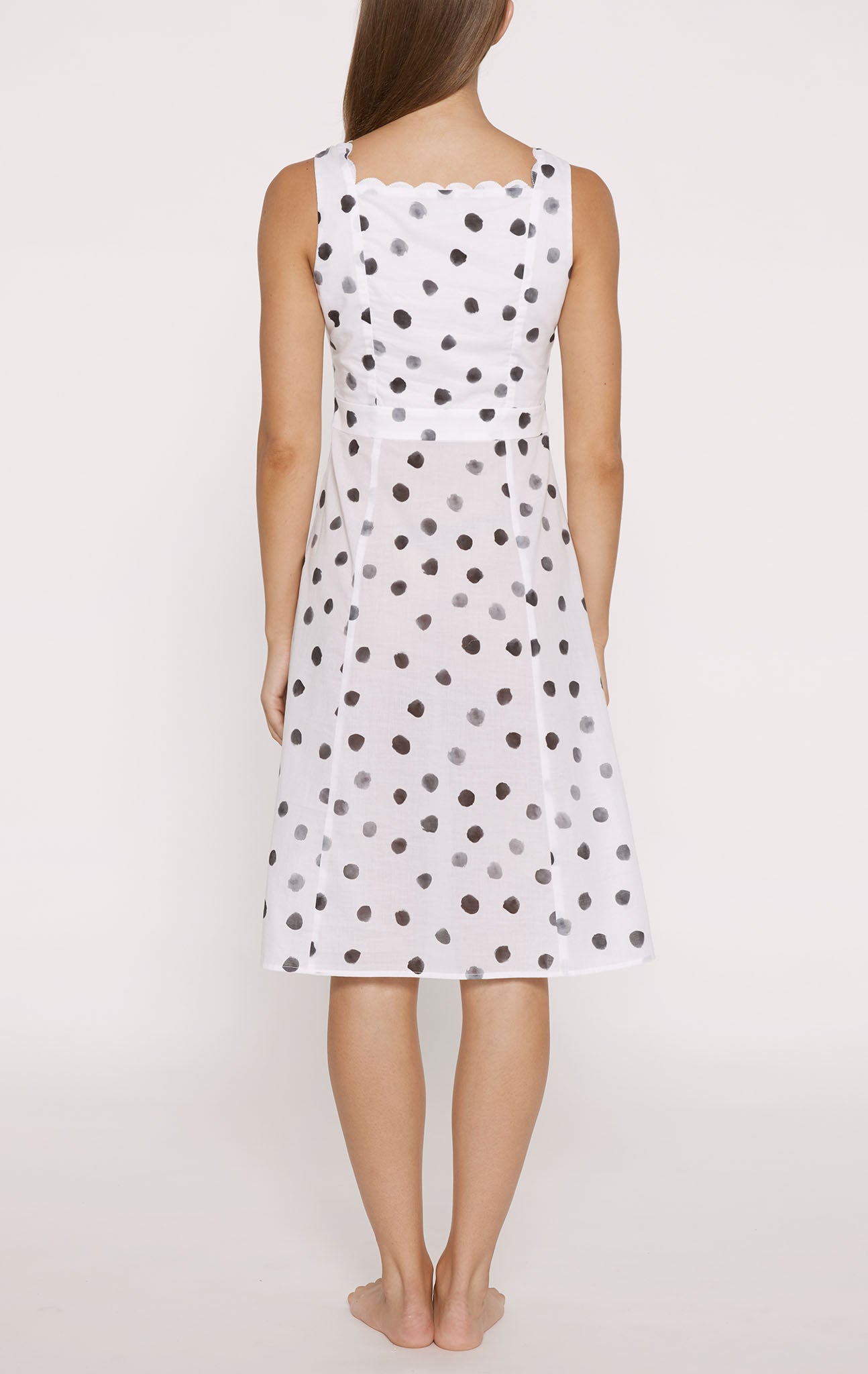 MARYSIA Tradd Dress in Black Dot