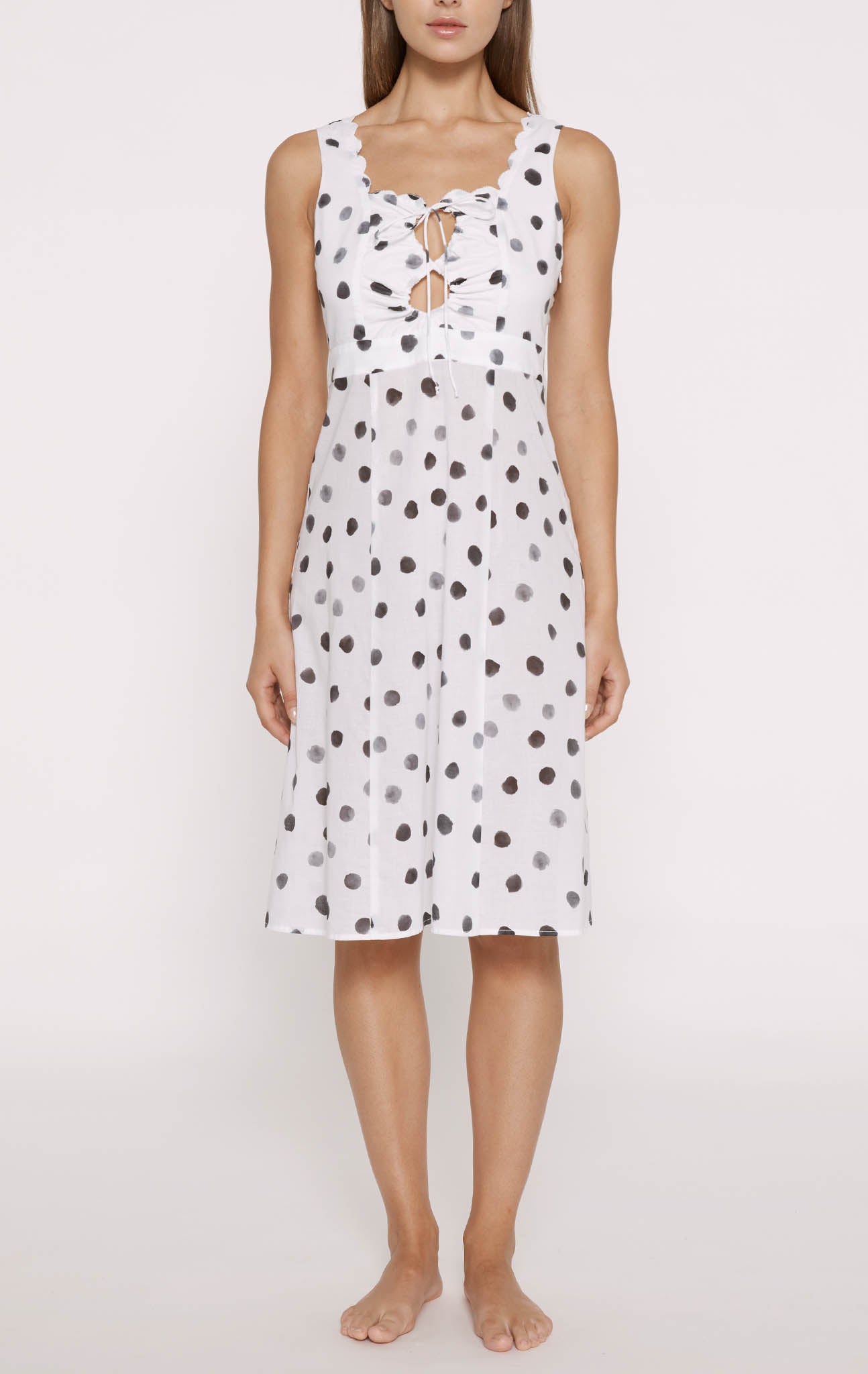 MARYSIA Tradd Dress in Black Dot