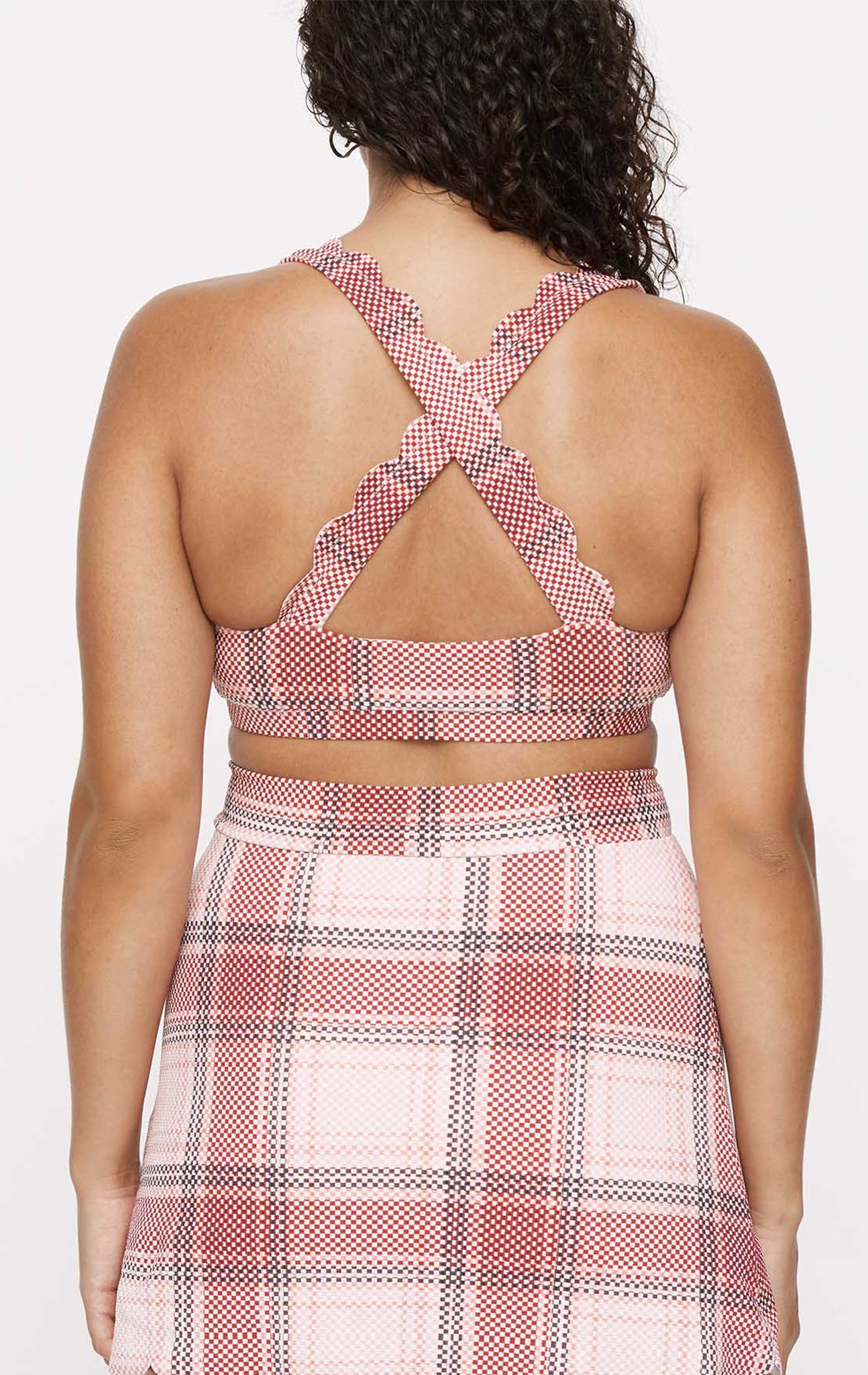 MARYSIA Serena Top in Plaid