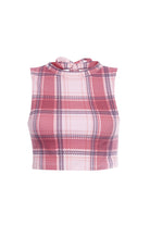 MARYSIA Victoria Top in Plaid