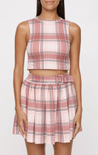 MARYSIA Martina Skirt in Plaid