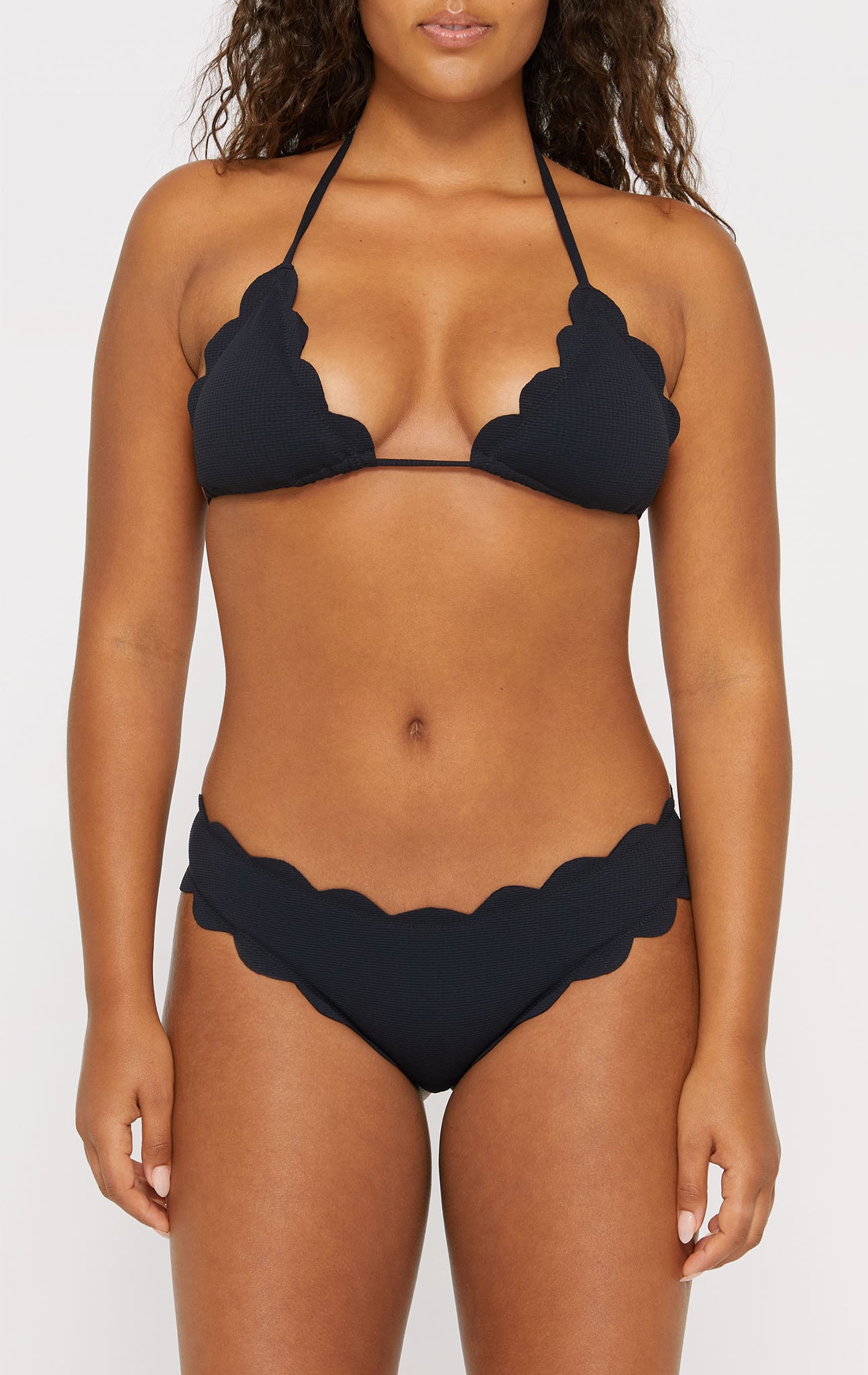 MARYSIA High Antibes Bottom in Black/Indigo