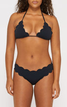 MARYSIA High Antibes Bottom in Black/Indigo
