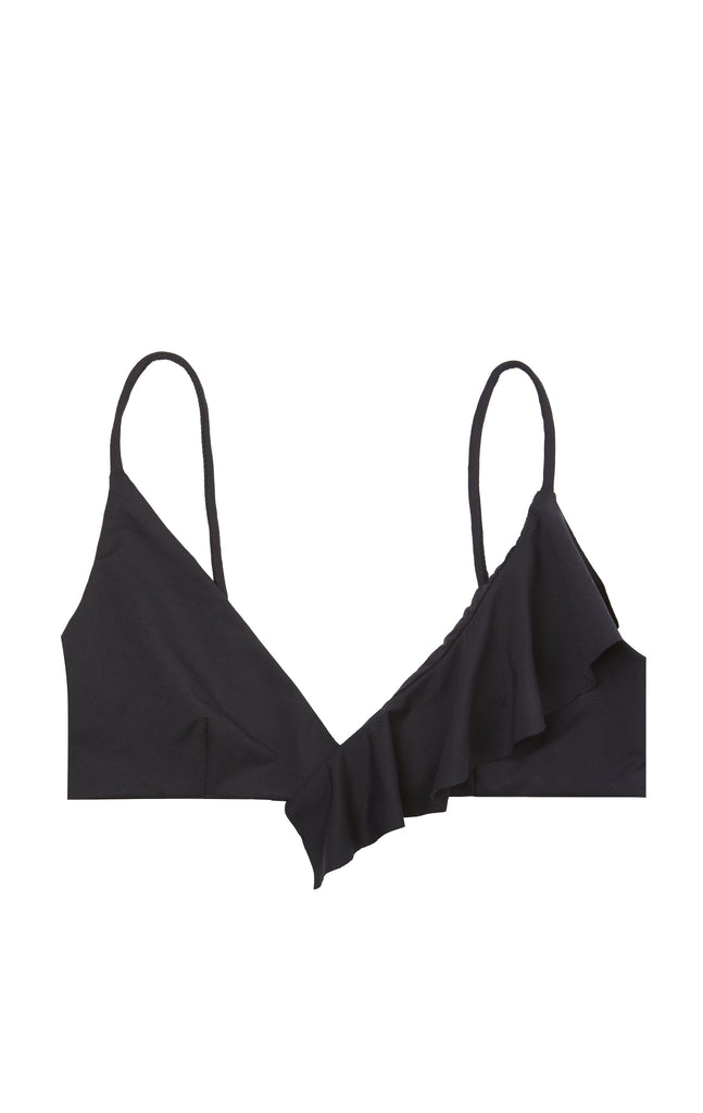 Marysia Women's Newport Bikini Top in Black | Italian Stretch ...