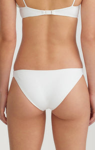 Marysia Women's High Waisted Lehi Bikini Bottom in Coconut, Italian  Stretch Full-Coverage Bikini Bottoms, Size XS