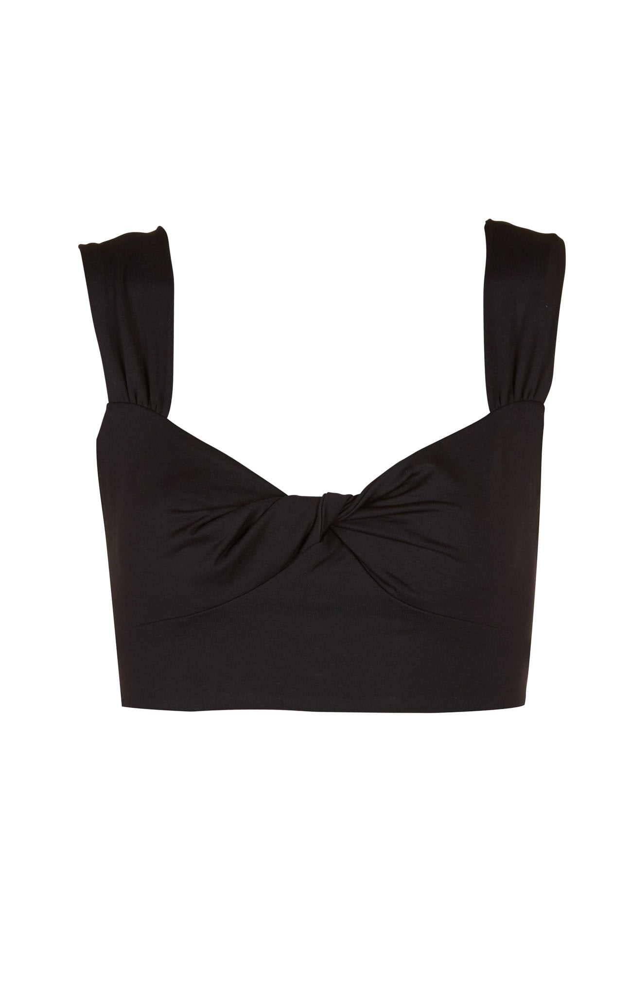 最安値 andmary Mary logo tops black Marysia Women's Lehi Bikini Top in Black| Italian Stretch