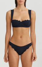 MARYSIA Broadway Bottom and North Top in Black Indigo