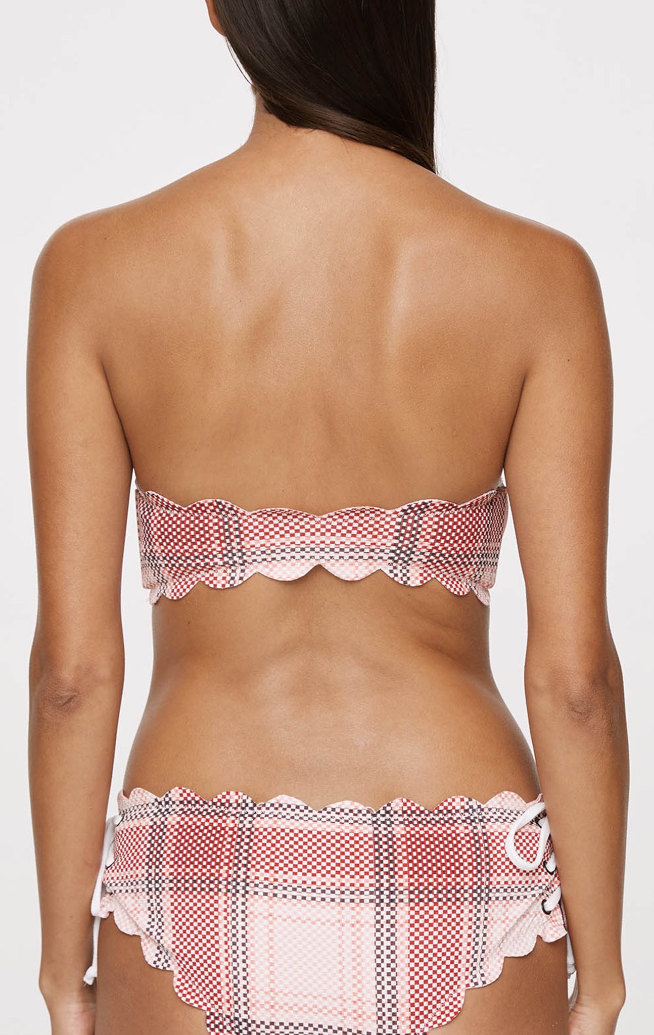 MARYSIA Riviera Top in Plaid/Bloom