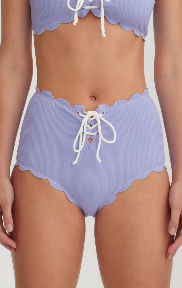 MARYSIA Riviera Bottom in Dawn Shell Print/Purple