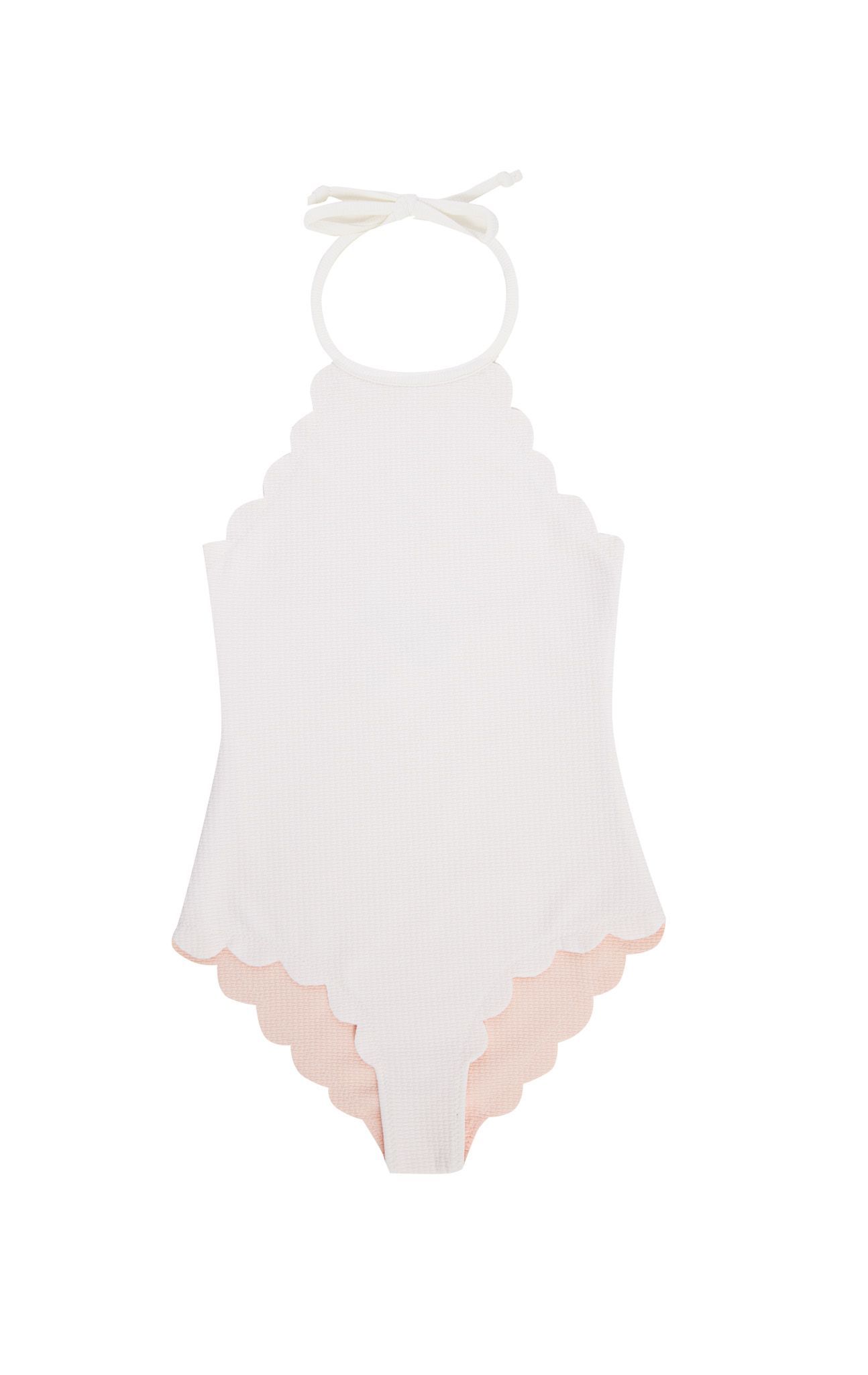 MARYSIA Bumby Mott Maillot in Coconut/ Peach