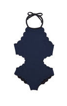 MARYSIA Bumby Mott Cutout Maillot in Black/Indigo