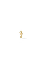 RENNA JEWELS 18K GOLD and diamond Seahorse Stud