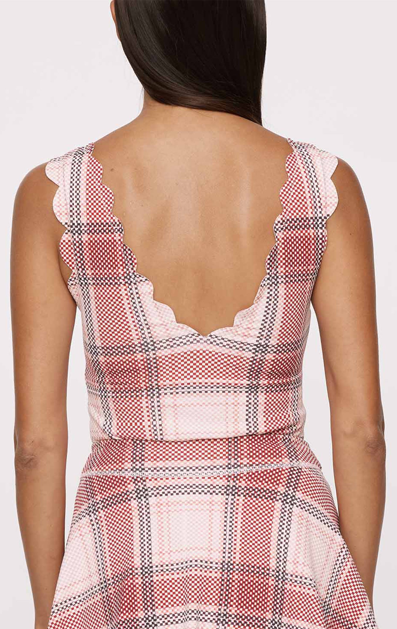 MARYSIA Venus Top in Plaid