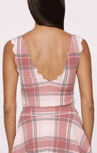 MARYSIA Venus Top in Plaid