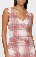 MARYSIA Venus Top in Plaid